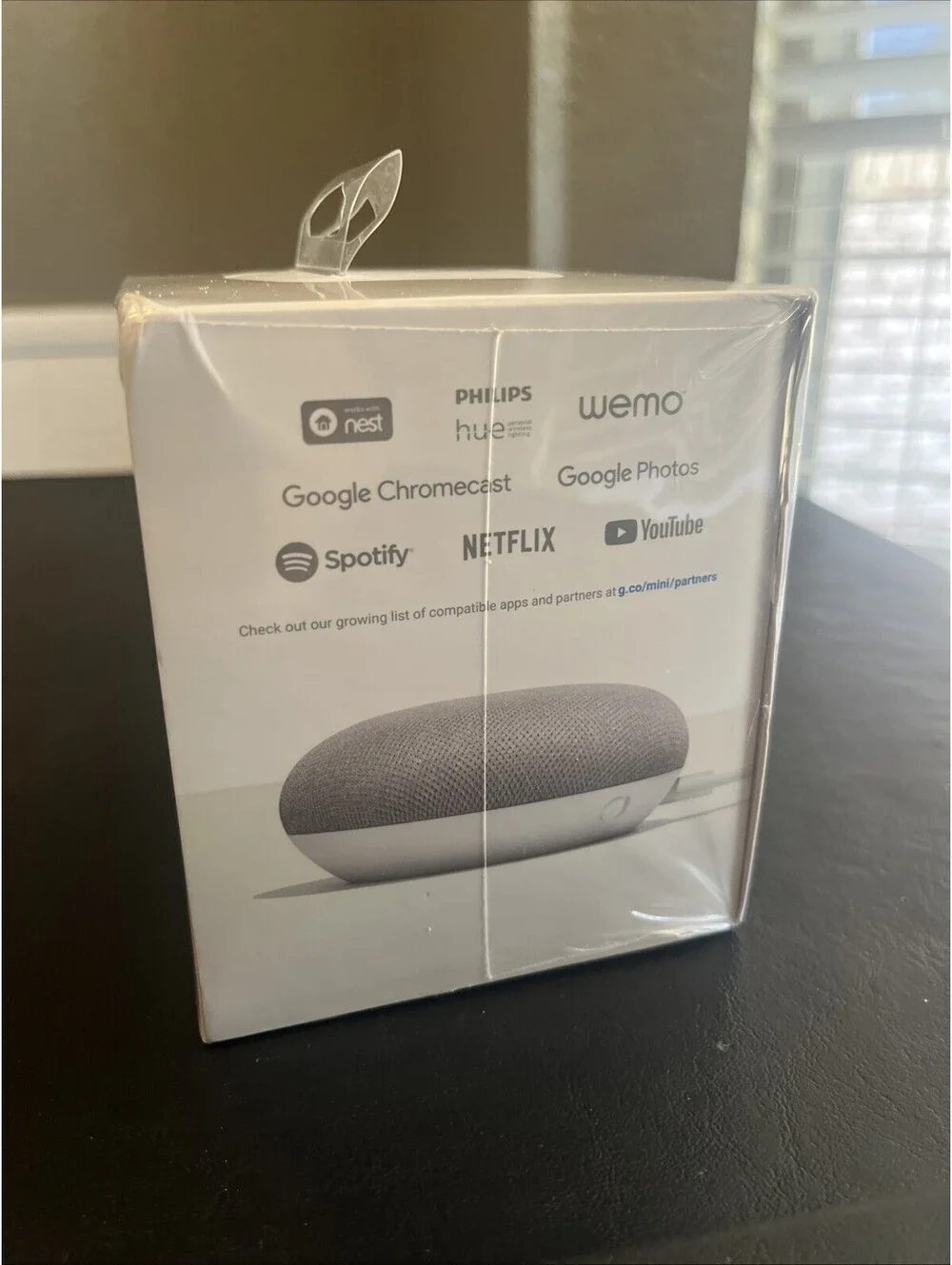 Google Home Mini Chalk Smart Speaker Streamer Chromecast 1st Gen - Brand New